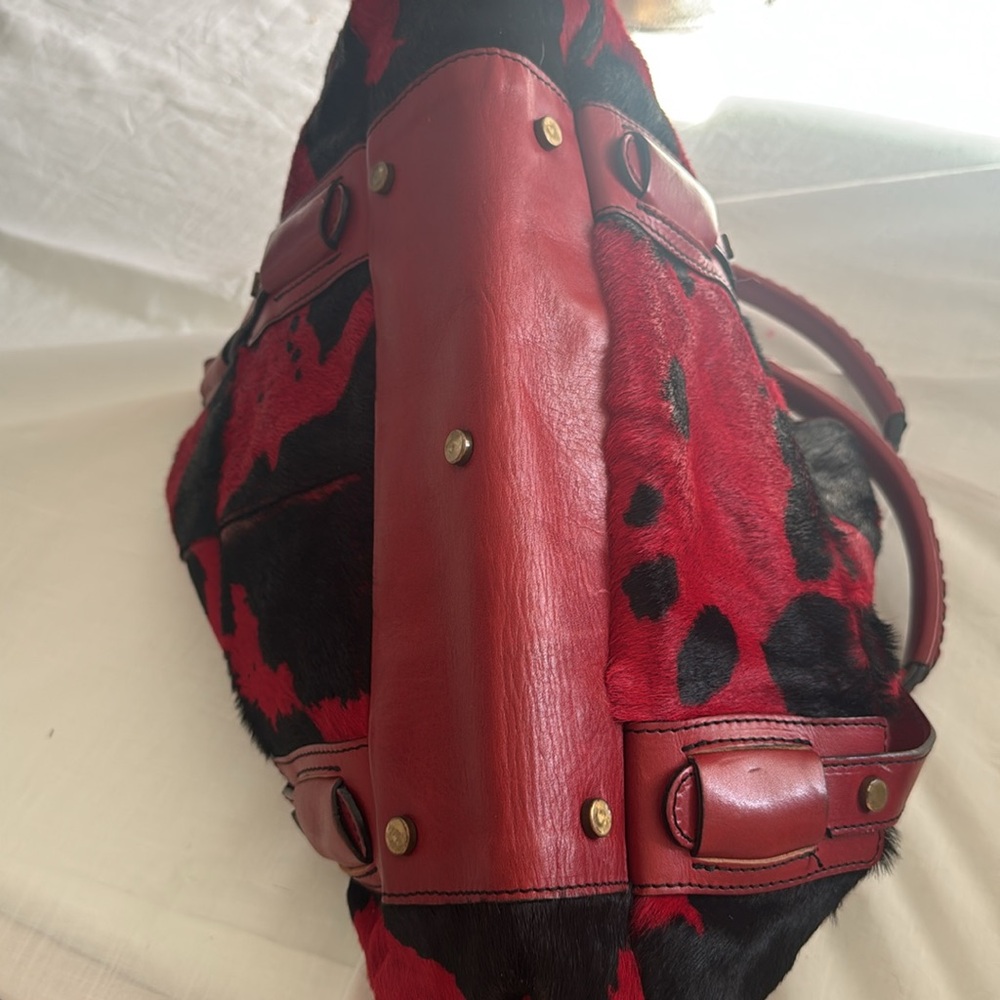Cavalcanti Calf Hair Leather Bag - Picture 4 of 4